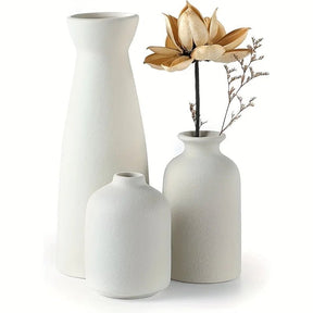 Conjunto de 3 Vasos Decorativos ItalyLuxe™ - Vivenda Haus